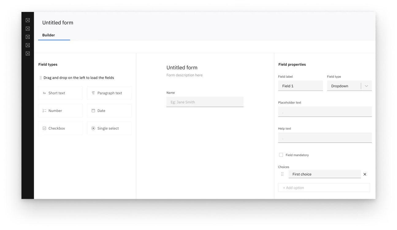Builder layout option 3